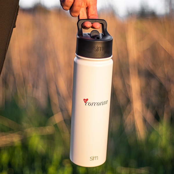 Simply Modern Summit Water Bottle with Straw Lid - 22oz... from ASI 72657 Active Life Promo / Apres Ski Active Life