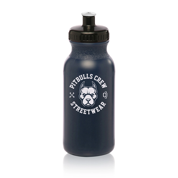 20 oz. polyethylene water bottle with flip top lid and easy... from ASI 62088 IDProductsource