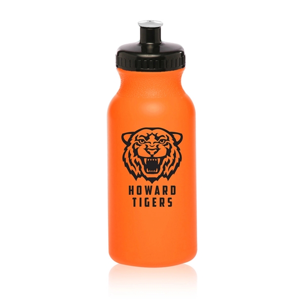 20 oz. polyethylene water bottle with flip top lid and easy... from ASI 62088 IDProductsource
