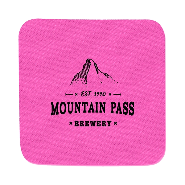 4" square polyurethane foam beverage coasters.... from ASI 62088 IDProductsource