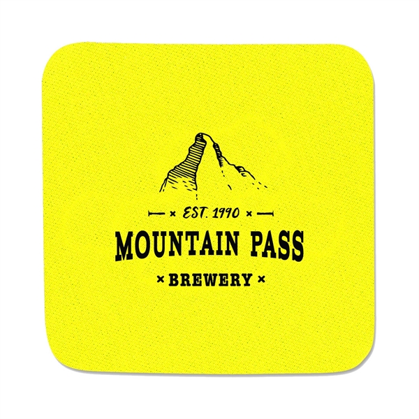 4" square polyurethane foam beverage coasters.... from ASI 62088 IDProductsource