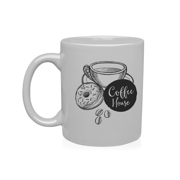 3.1" x 3.75" ceramic glossy 11-ounce mug with curved handle.... from ASI 62088 IDProductsource
