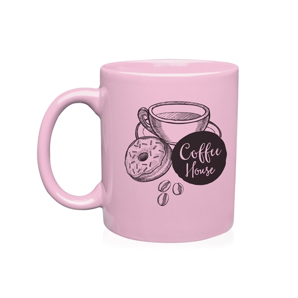 3.1" x 3.75" ceramic glossy 11-ounce mug with curved handle.... from ASI 62088 IDProductsource