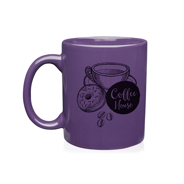 3.1" x 3.75" ceramic glossy 11-ounce mug with curved handle.... from ASI 62088 IDProductsource
