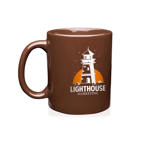 This durable 11 oz ceramic mug is smoothly molded with ceramic... from ASI 62088 IDProductsource