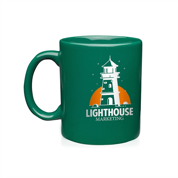 This durable 11 oz ceramic mug is smoothly molded with ceramic... from ASI 62088 IDProductsource