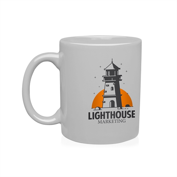 This durable 11 oz ceramic mug is smoothly molded with ceramic... from ASI 62088 IDProductsource