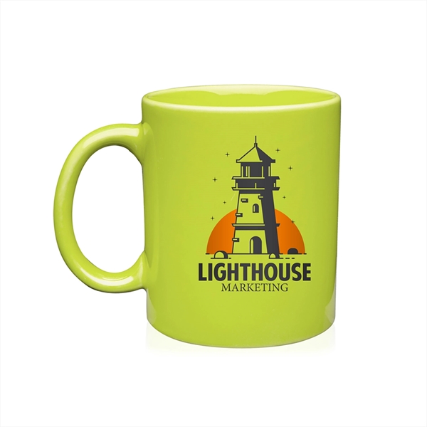 This durable 11 oz ceramic mug is smoothly molded with ceramic... from ASI 62088 IDProductsource