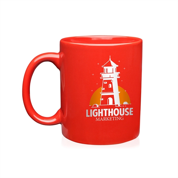This durable 11 oz ceramic mug is smoothly molded with ceramic... from ASI 62088 IDProductsource