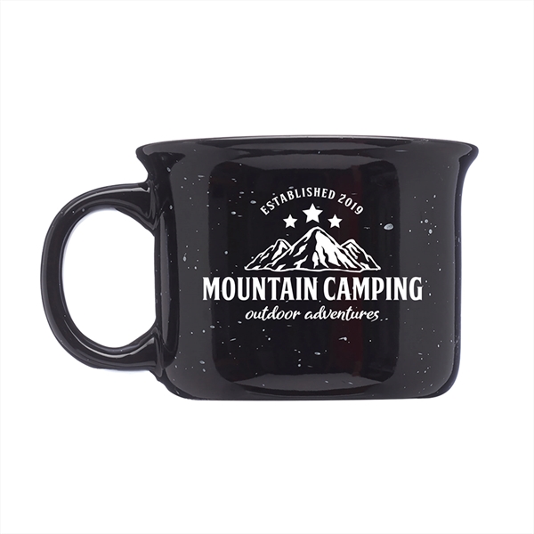 3.5" x 2.5" ceramic tin campfire style 8-ounce coffee mug with... from ASI 62088 IDProductsource