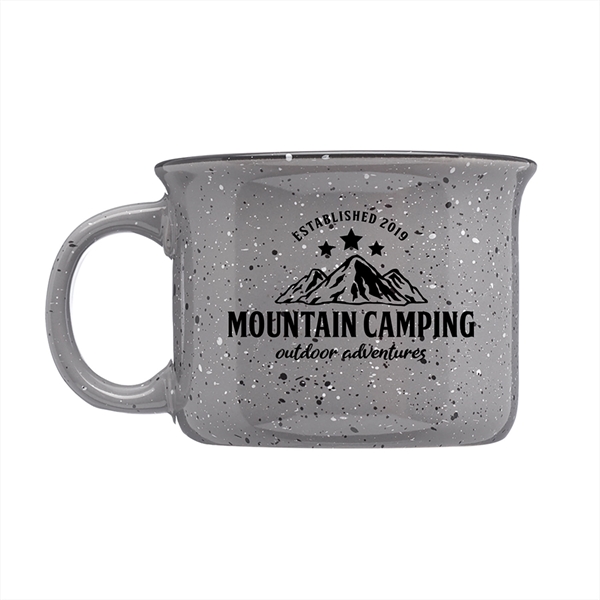 3.5" x 2.5" ceramic tin campfire style 8-ounce coffee mug with... from ASI 62088 IDProductsource