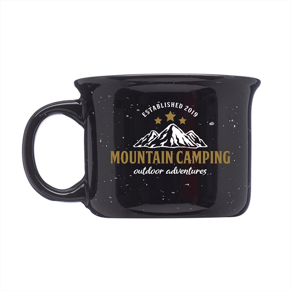 These 8 oz. ceramic campfire coffee mugs are made with durable... from ASI 62088 IDProductsource