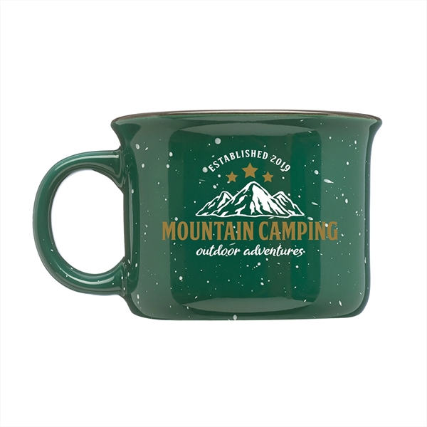 These 8 oz. ceramic campfire coffee mugs are made with durable... from ASI 62088 IDProductsource