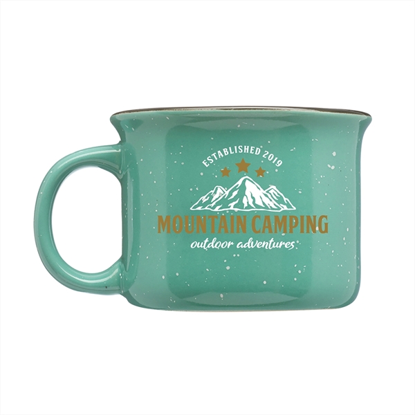 These 8 oz. ceramic campfire coffee mugs are made with durable... from ASI 62088 IDProductsource