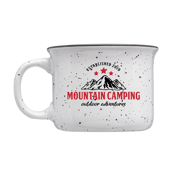 These 8 oz. ceramic campfire coffee mugs are made with durable... from ASI 62088 IDProductsource