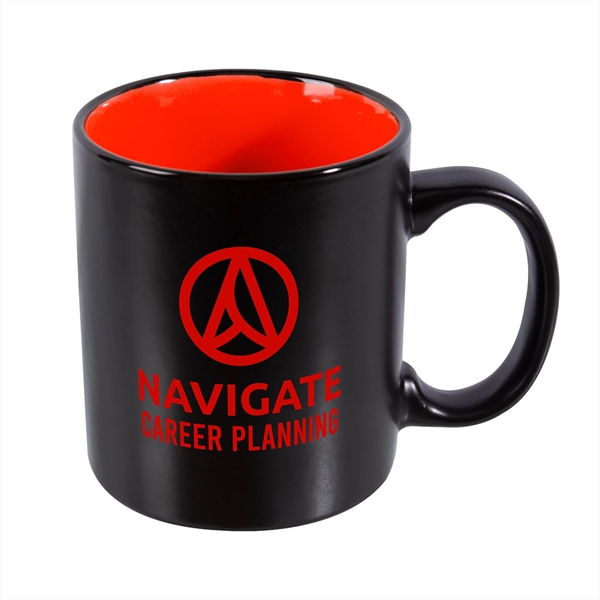 4.5" x 3.75" ceramic 11 ounce mug with glossy matte finish... from ASI 62088 IDProductsource
