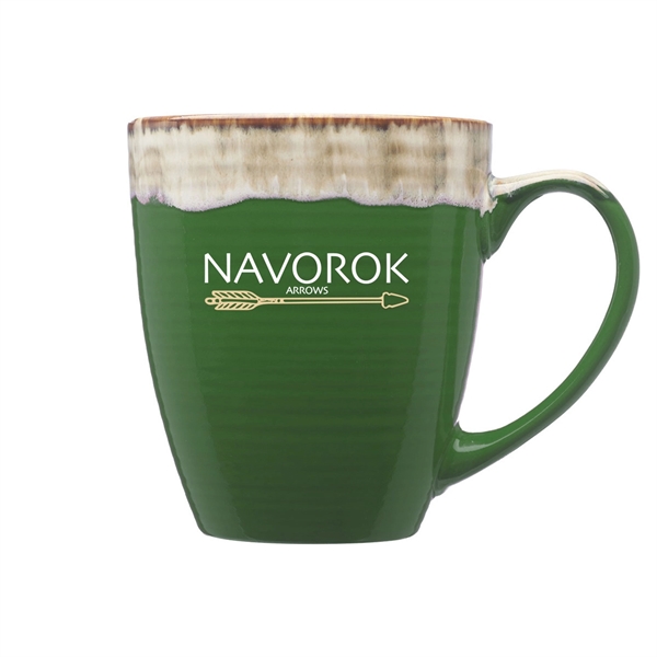 This 17 oz. color dipped ceramic mug has a glossy exterior... from ASI 62088 IDProductsource
