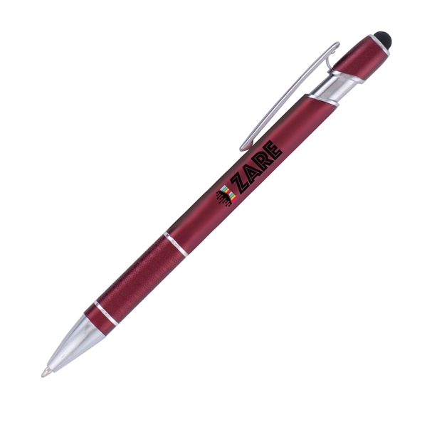 5.63" x .39" x 1.23" metal Vector plunger action pen with... from ASI 62088 IDProductsource