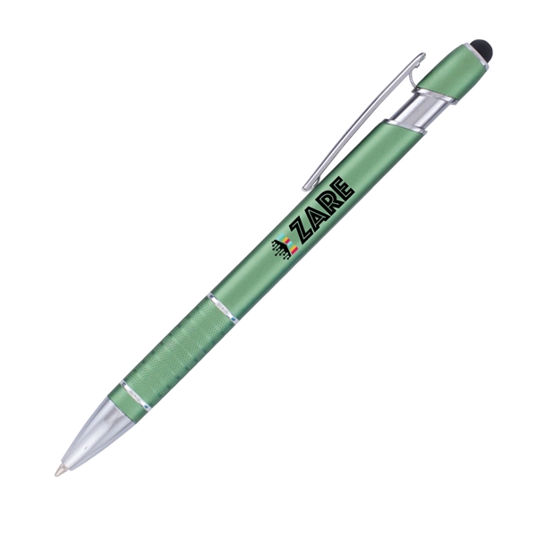 5.63" x .39" x 1.23" metal Vector plunger action pen with... from ASI 62088 IDProductsource