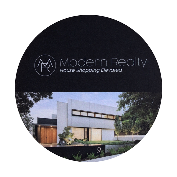 8" x 0.25" round rubber mousepad with non-slip surface and dye... from ASI 62088 IDProductsource