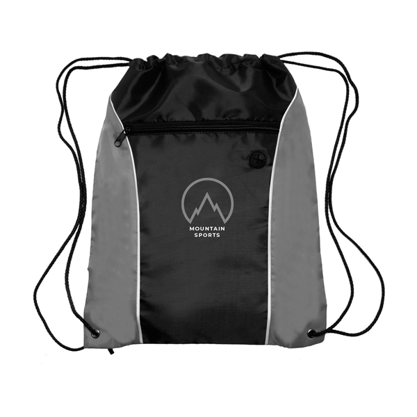 Be extra flashy with the COLOR FLASH DRAWSTRING BACKPACK. Made out... from ASI 62088 IDProductsource
