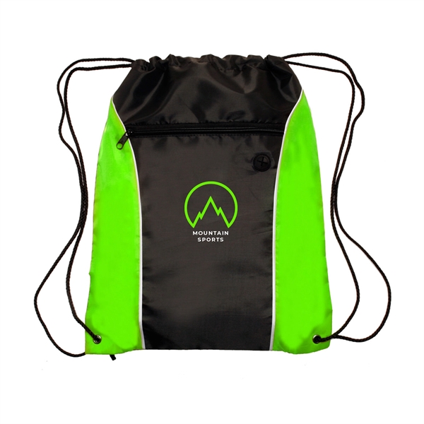 Be extra flashy with the COLOR FLASH DRAWSTRING BACKPACK. Made out... from ASI 62088 IDProductsource