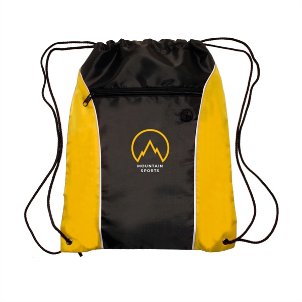 Be extra flashy with the COLOR FLASH DRAWSTRING BACKPACK. Made out... from ASI 62088 IDProductsource