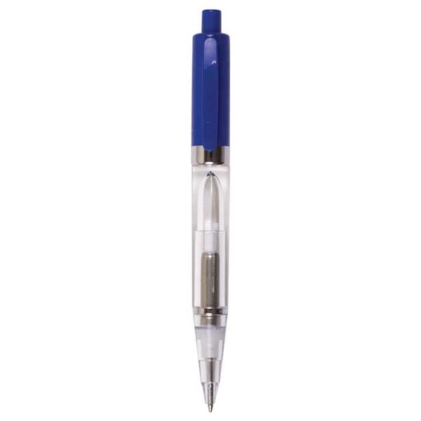 Twist action ballpoint pen with blue LED light.... from ASI 62660 Innovation Line