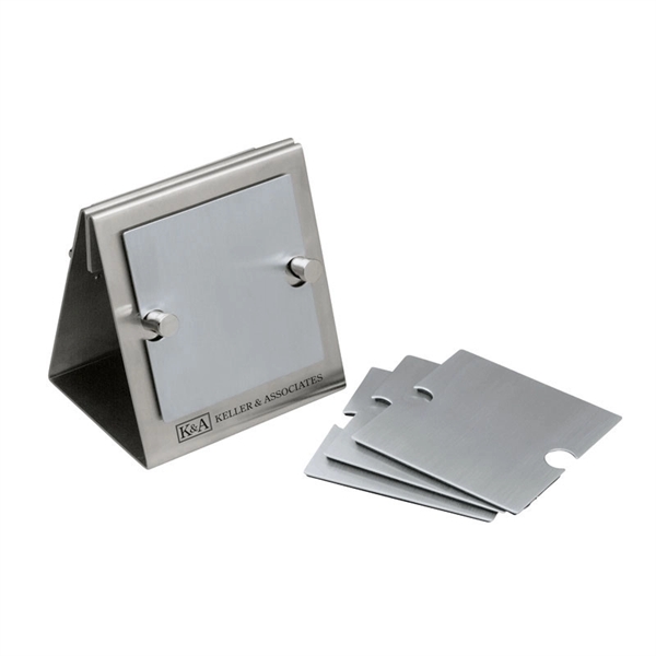Flaques Coaster Set & Stand... from ASI 67866 Logomark/Valumark
