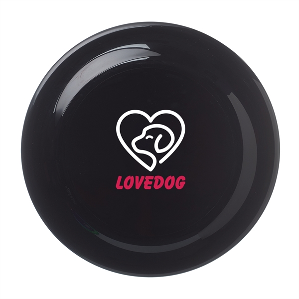 9.25" hard plastic flying disc with two-color imprint.... from ASI 62088 IDProductsource