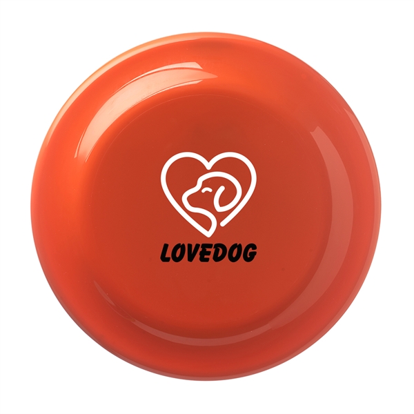 9.25" hard plastic flying disc with two-color imprint.... from ASI 62088 IDProductsource