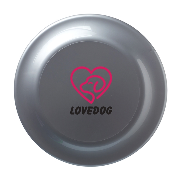 9.25" hard plastic flying disc with two-color imprint.... from ASI 62088 IDProductsource