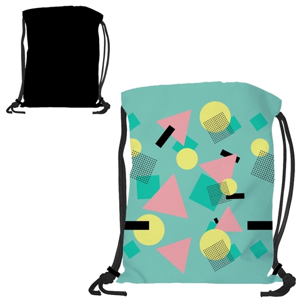 Super Drawstring Backpack - Full Color + High Quality Promo Bag... from ASI 67557 LimeLight Ent