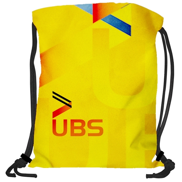 Super Double Sided Sublimated Drawstring Backpack - Show Off Full Color... from ASI 67557 LimeLight Ent