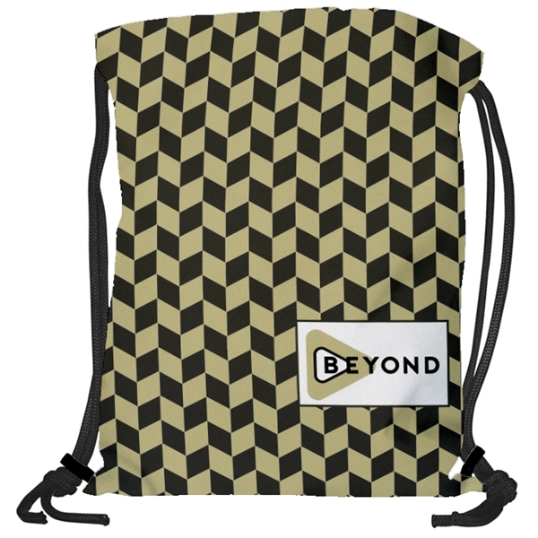 Super Double Sided Sublimated Drawstring Backpack - Show Off Full Color... from ASI 67557 LimeLight Ent