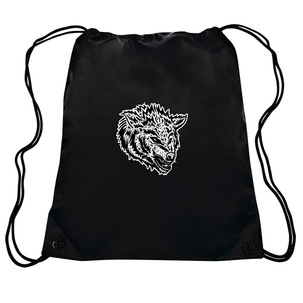 14" x 16.5" drawstring backpacks with 24" long rope strings.... from ASI 62088 IDProductsource