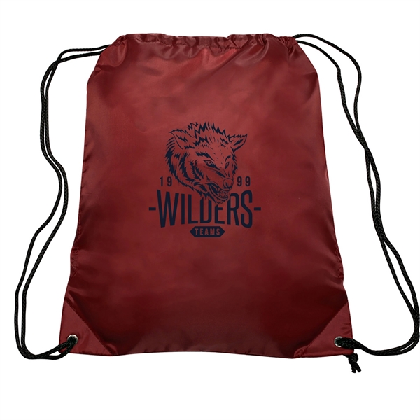 14" x 16.5" drawstring backpacks with 24" long rope strings.... from ASI 62088 IDProductsource