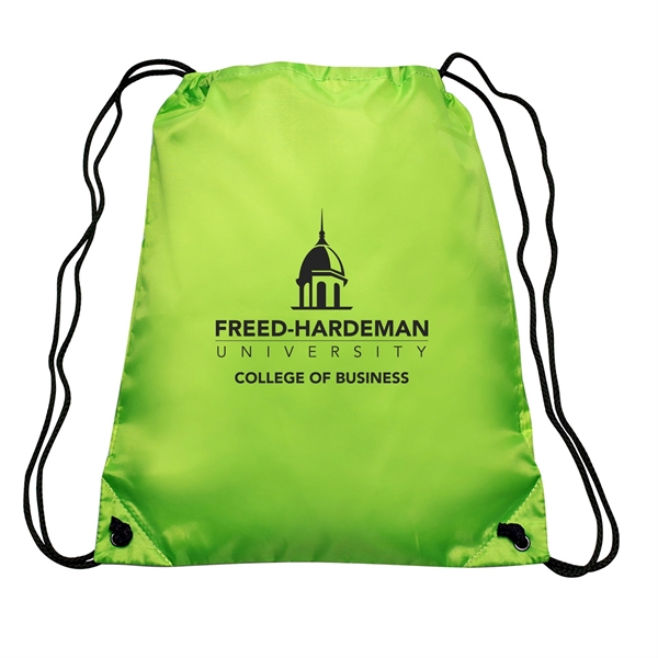 14" x 16.5" drawstring backpacks with 24" long rope strings.... from ASI 62088 IDProductsource