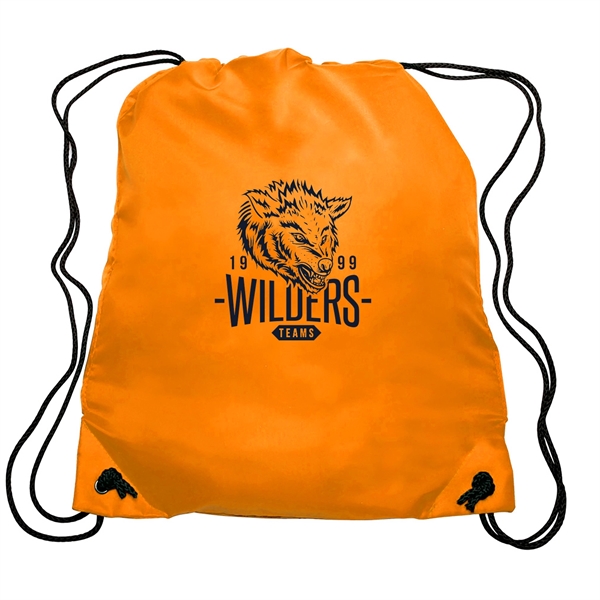 14" x 16.5" drawstring backpacks with 24" long rope strings.... from ASI 62088 IDProductsource