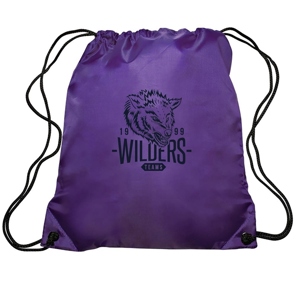 14" x 16.5" drawstring backpacks with 24" long rope strings.... from ASI 62088 IDProductsource