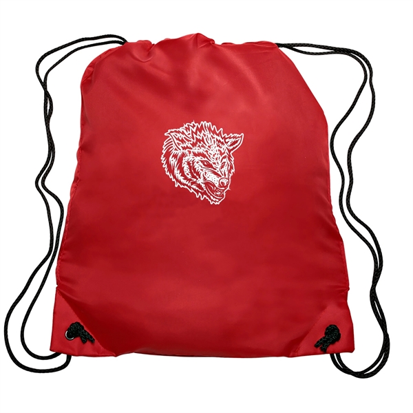 14" x 16.5" drawstring backpacks with 24" long rope strings.... from ASI 62088 IDProductsource