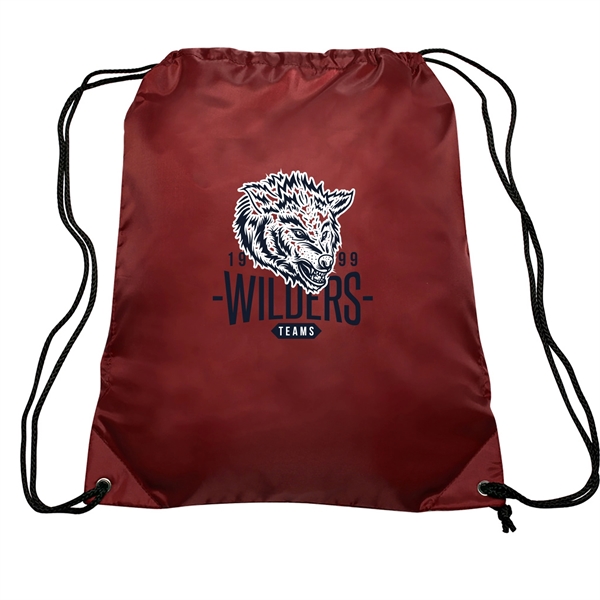 Perfect giveaway for schools and sporting events, the GO-EZ Polyester Drawstring... from ASI 62088 IDProductsource