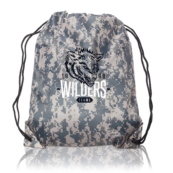 Perfect giveaway for schools and sporting events, the GO-EZ Polyester Drawstring... from ASI 62088 IDProductsource