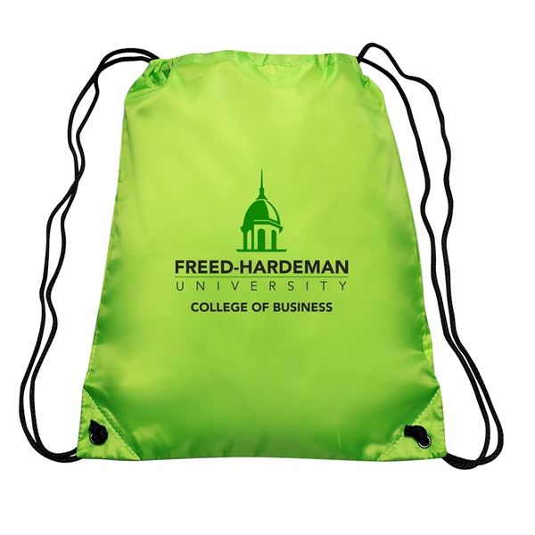 Perfect giveaway for schools and sporting events, the GO-EZ Polyester Drawstring... from ASI 62088 IDProductsource