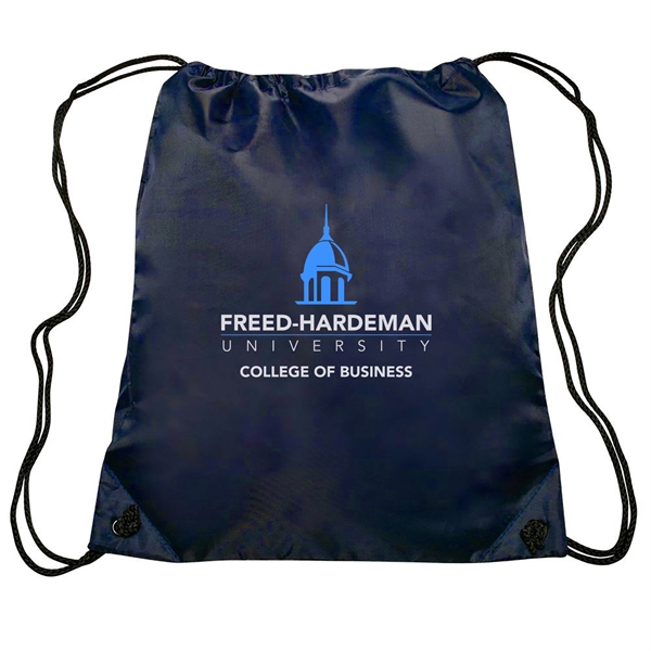 Perfect giveaway for schools and sporting events, the GO-EZ Polyester Drawstring... from ASI 62088 IDProductsource