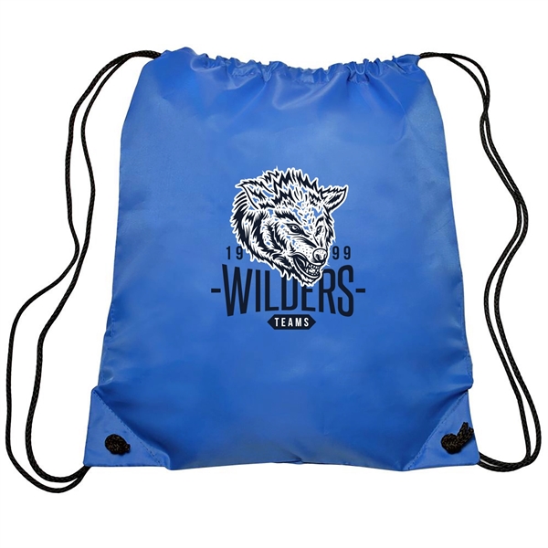 Perfect giveaway for schools and sporting events, the GO-EZ Polyester Drawstring... from ASI 62088 IDProductsource