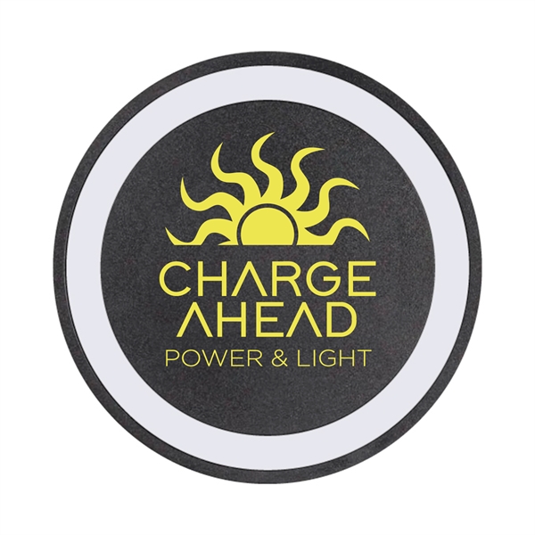 2.75" round plastic Qi wireless charging pad foreign object detection and... from ASI 62088 IDProductsource