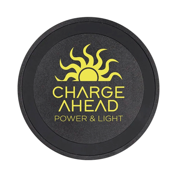 2.75" round plastic Qi wireless charging pad foreign object detection and... from ASI 62088 IDProductsource