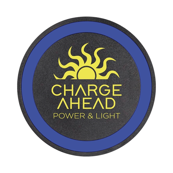 2.75" round plastic Qi wireless charging pad foreign object detection and... from ASI 62088 IDProductsource