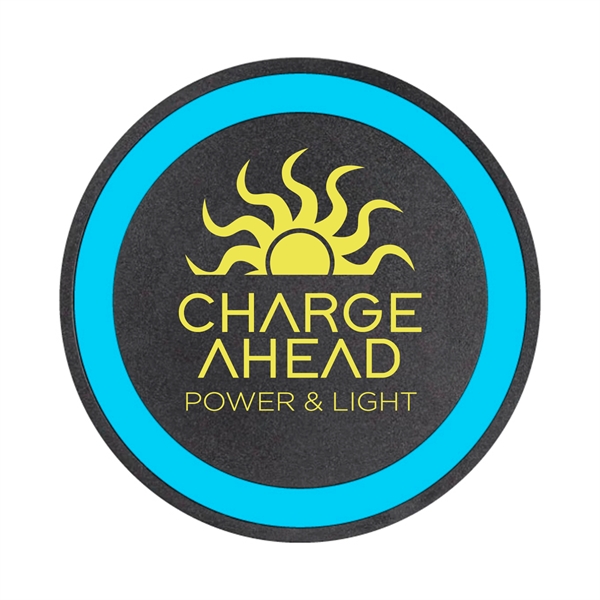 2.75" round plastic Qi wireless charging pad foreign object detection and... from ASI 62088 IDProductsource